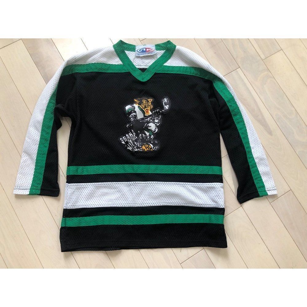 VINTAGE Hockey Jersey XL Youth Patch Mitchell #19